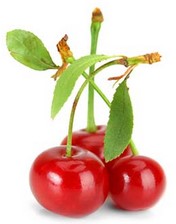 Tart cherry (small, bright red)